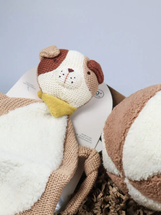 Kraamcadeaupakket hond Mick – lief, zacht en origineel - Jollein