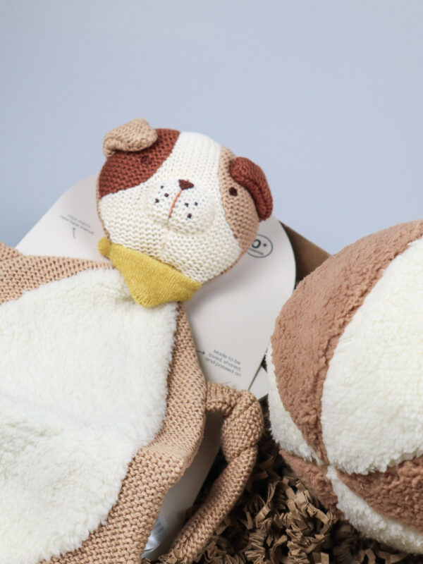 Kraamcadeaupakket hond Mick – lief, zacht en origineel - Jollein Kraamcadeaupakket hond Mick – lief, zacht en origineel - Jollein