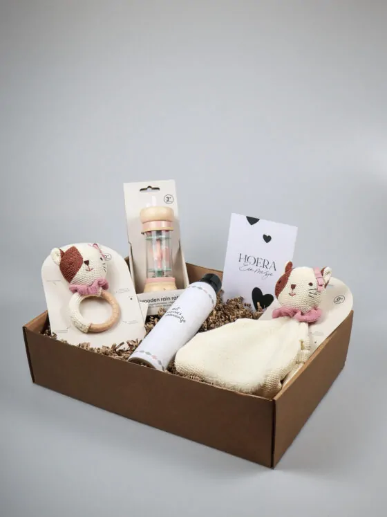 Baby cadeaupakket Jill – lief, roze en verrassend compleet