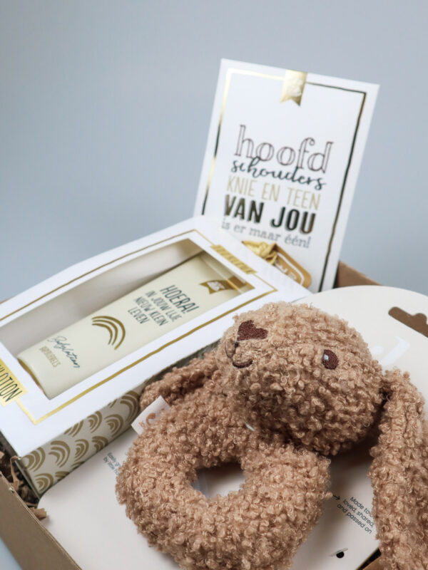 Baby op komst cadeaupakket – lief, fris en feestelijk Baby op komst cadeaupakket – lief, fris en feestelijk