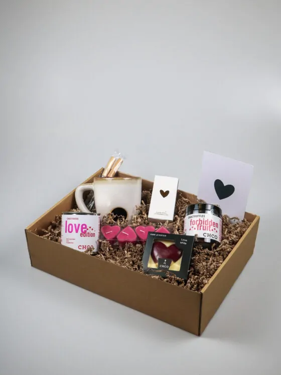 Chocolade Cadeaupakket Love Edition – Fondue & Truffels