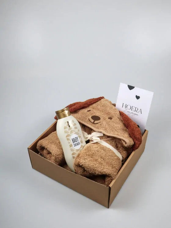 Baby cadeaupakket Diego hond – zacht, warm en praktisch Baby cadeaupakket Diego hond – zacht, warm en praktisch