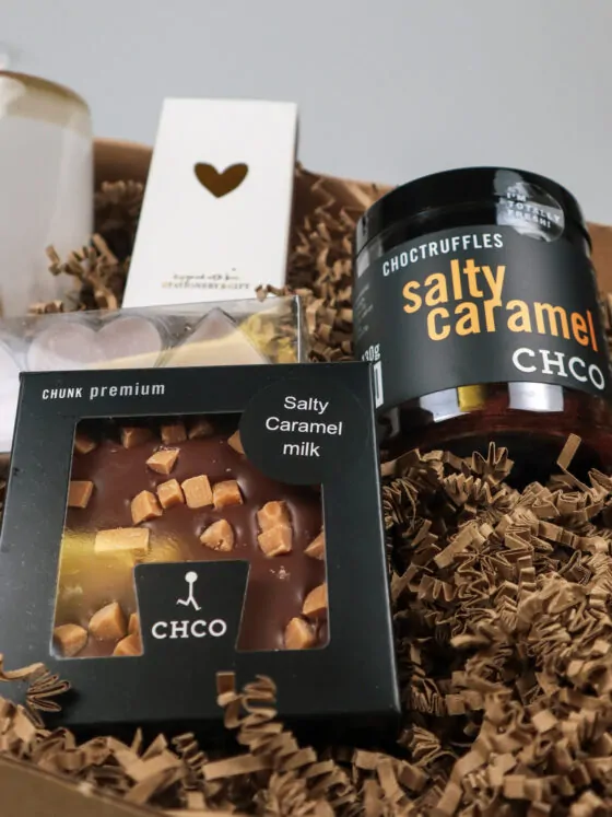 Chocolade Cadeaupakket Tiramisu & Salted Caramel