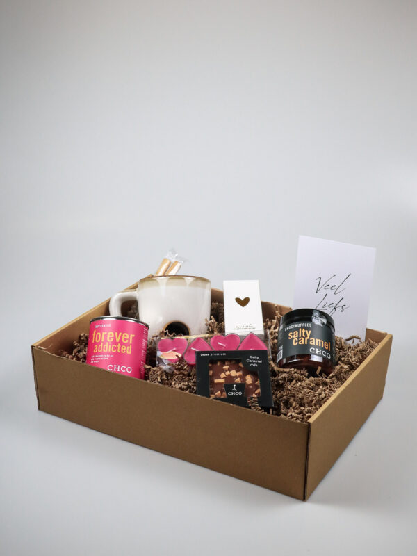 Choco Truffels Cadeaupakket Salty Caramel & Chocoladefondue Forever Addicted Choco Truffels Cadeaupakket Salty Caramel & Chocoladefondue Forever Addicted
