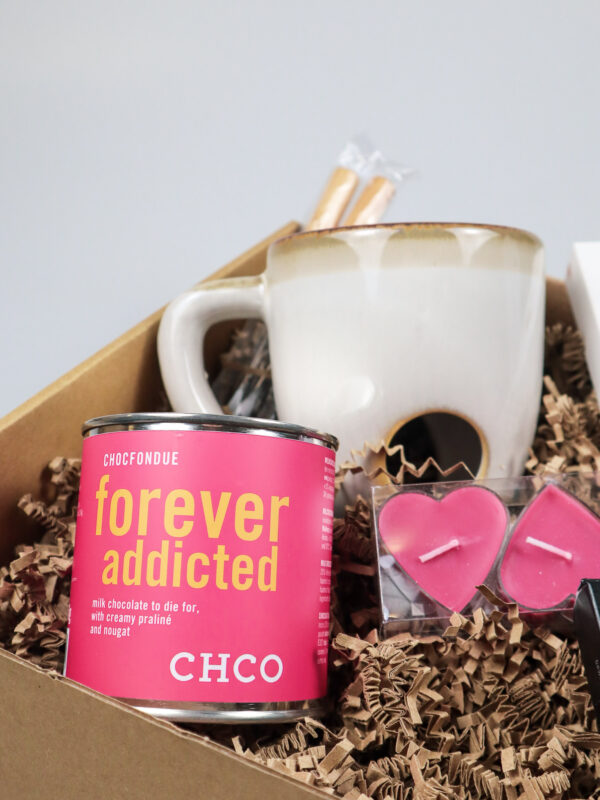 Choco Truffels Cadeaupakket Salty Caramel & Chocoladefondue Forever Addicted Choco Truffels Cadeaupakket Salty Caramel & Chocoladefondue Forever Addicted