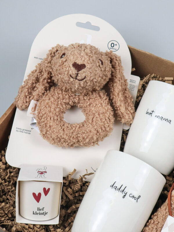 Kraamcadeaupakket Bunny Riverside – voor baby & ouders Kraamcadeaupakket Bunny Riverside – voor baby & ouders