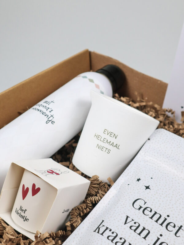 Baby op komst cadeaupakket mama – rust & ontspanning