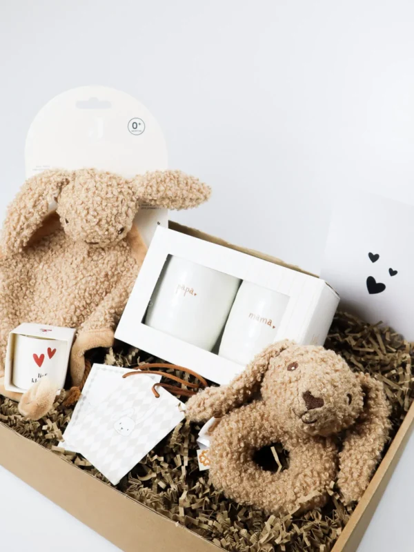 Kraamcadeaupakket Bunny Riverside – Voor baby & ouders - Jollein & Zusss
