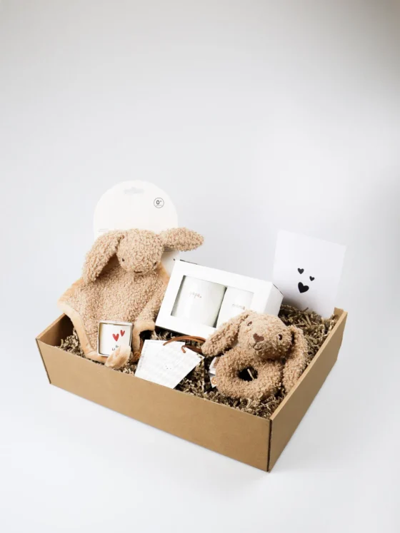 Kraamcadeaupakket Bunny Riverside – Voor baby & ouders - Jollein & Zusss