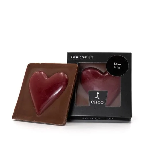 Chocoladereep Chunk Hart – Melk chocolade