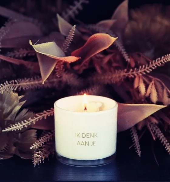 Sojakaars Ik denk aan je – Fresh Cotton geur