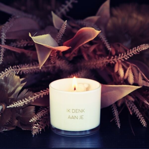 Sojakaars Ik denk aan je – Fresh Cotton geur