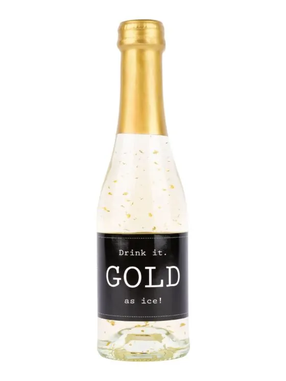 Secco met bladgoud - Drink it, Gold as ice!