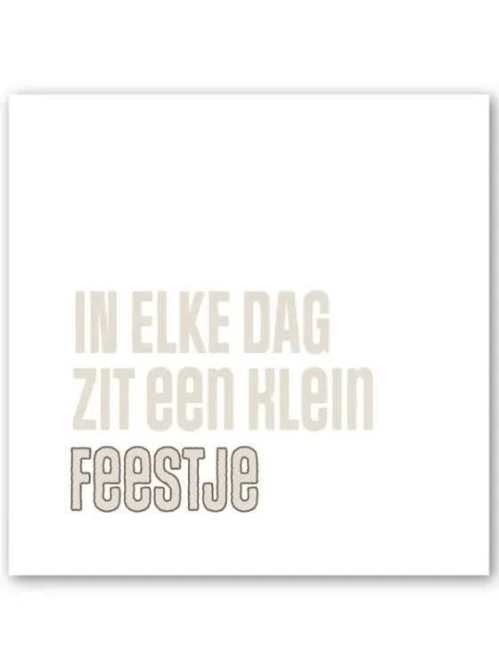 Tegeltje Forex - In elke dag zit een feestje