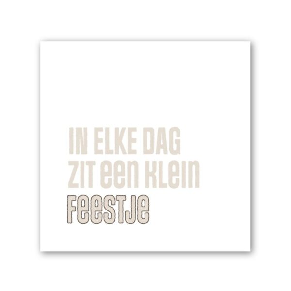 Tegeltje Forex - In elke dag zit een feestje