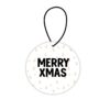 Hanger Merry Xmas – Kersthanger met zwart lusje