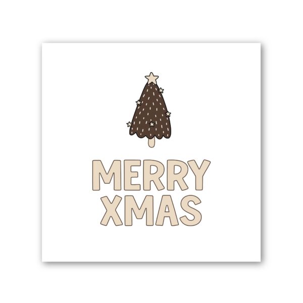 Tegeltje Merry Xmas – Kerstdecoratie op Forex