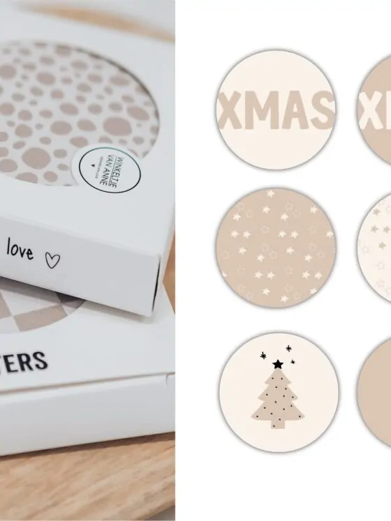 Onderzetters set kerst