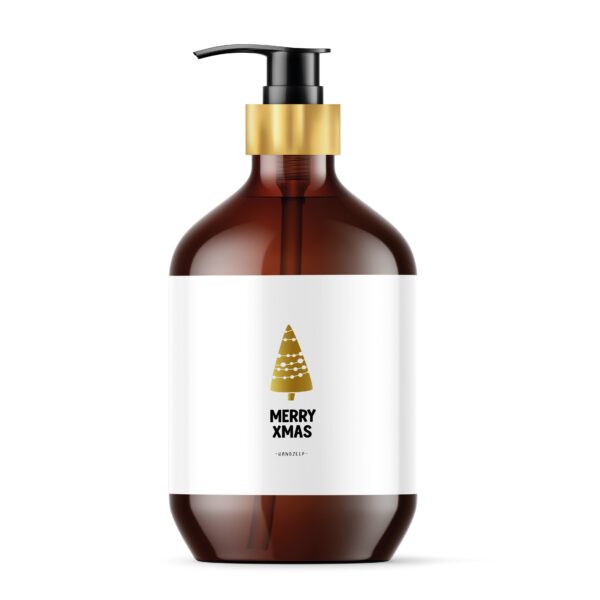 Handzeep Merry Xmas – Kerstzeep met goudfolie label