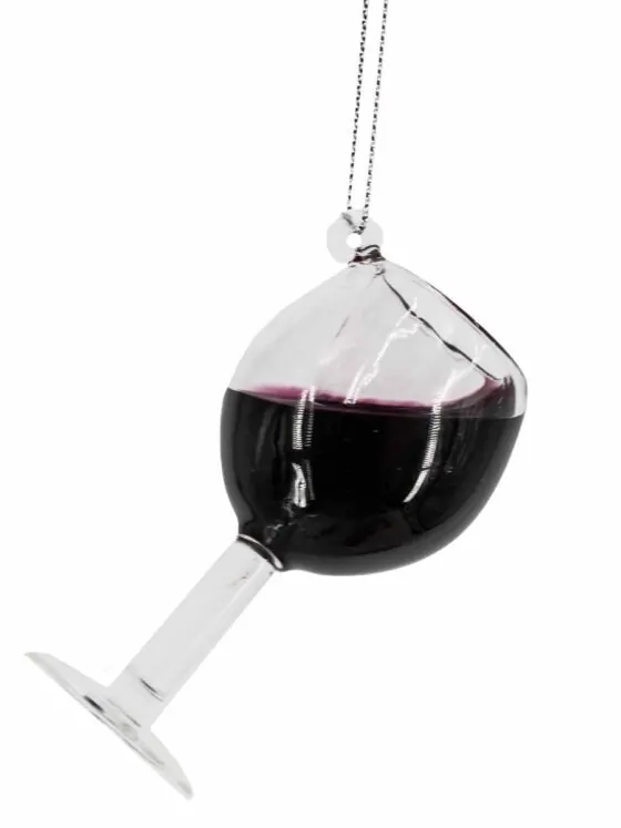 Kerstbal - Rode wijn