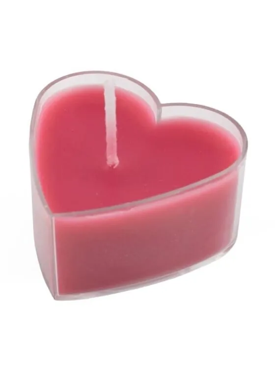 Waxinelichtje hart – set van 4 fuchsia Waxinelichtje hart – set van 4 fuchsia
