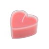 Waxinelichtje hart – set van 4 roze