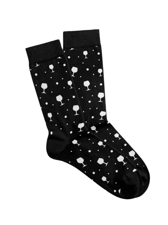 Sokken met wijnglaasjes | Maat 37-41 Sokken met wijnglaasjes | Maat 37-41