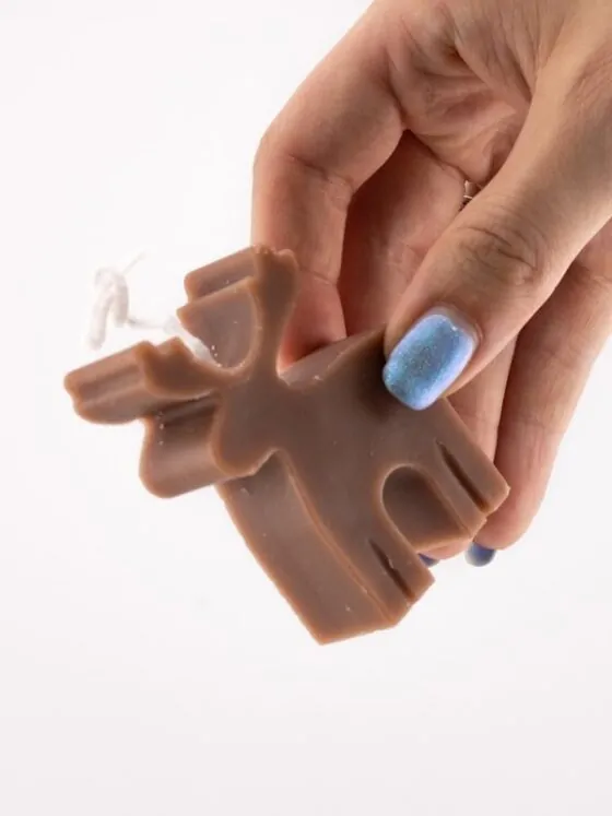 Soyakaars rendier - bruin