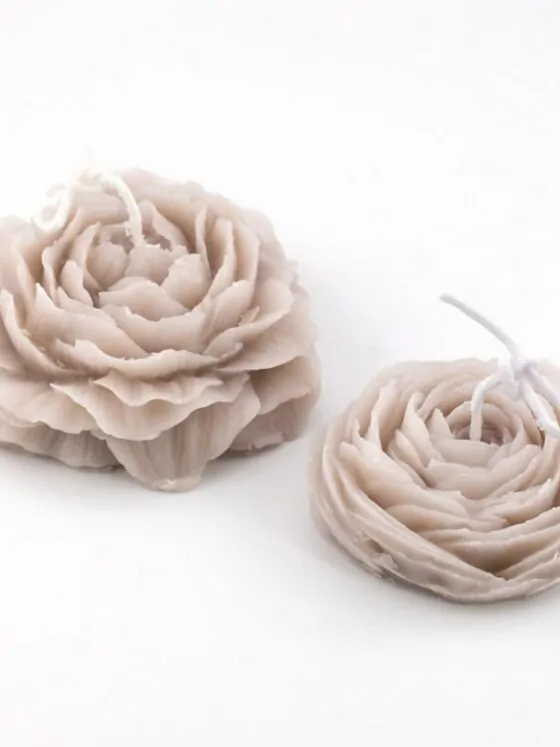 Soyakaars roos beige – klein