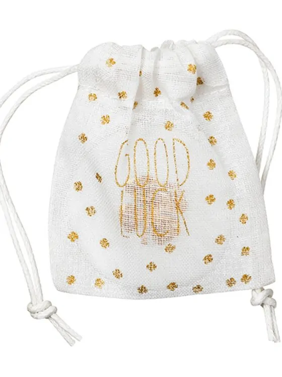 Geluksmunt "Klavertje Vier" – Geluksbrenger in organzazakje