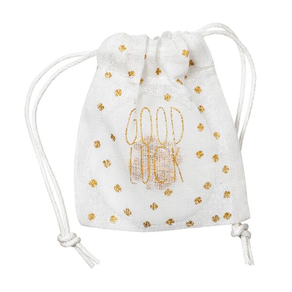 Geluksmunt "Klavertje Vier" – Geluksbrenger in organzazakje