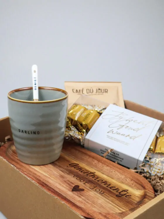 Cadeaupakket Jij bent goud waard – Origineel en stijlvol geschenk met Zusss