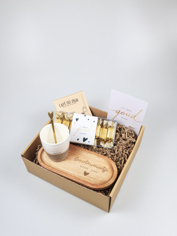 Cadeaupakket Jij bent goud waard – Origineel en stijlvol geschenk met Zusss