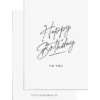 Brievenbus cadeau Happy Birthday – Kandelaar, kaarsen & snoep