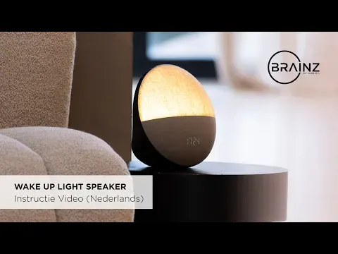 BRAINZ Wake Up Light Taupe – Bluetooth Speaker & Zonsopgangsimulatie