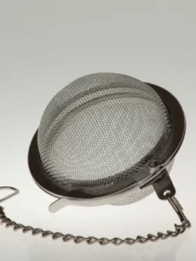 Thee-ei - Filter voor losse thee - Rond