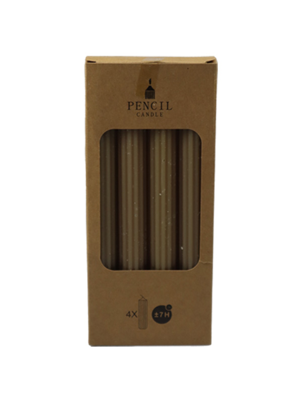 Potlood kaarsen set van 4 - Camel
