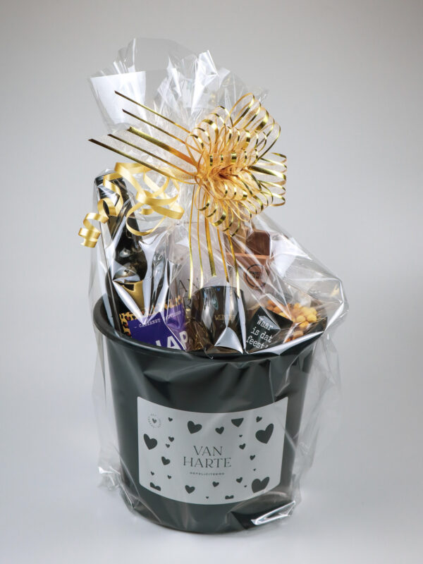 Cadeau Emmer van harte gefeliciteerd – Met wijn, tegeltje, kaars & meer