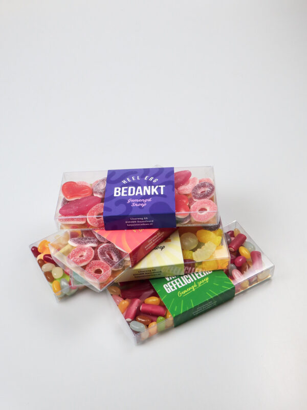 Snoep blister met gemengde snoepjes