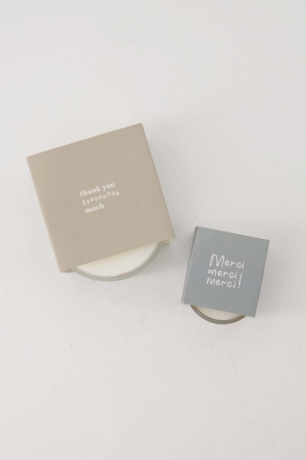 Zusss geurkaarsje in wikkel - Merci Merci Zusss geurkaarsje in wikkel - Merci Merci