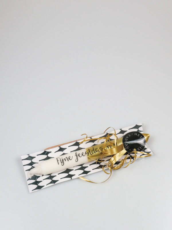 Cadeautje kaars – Fijne Feestdagen Cadeautje kaars – Fijne Feestdagen