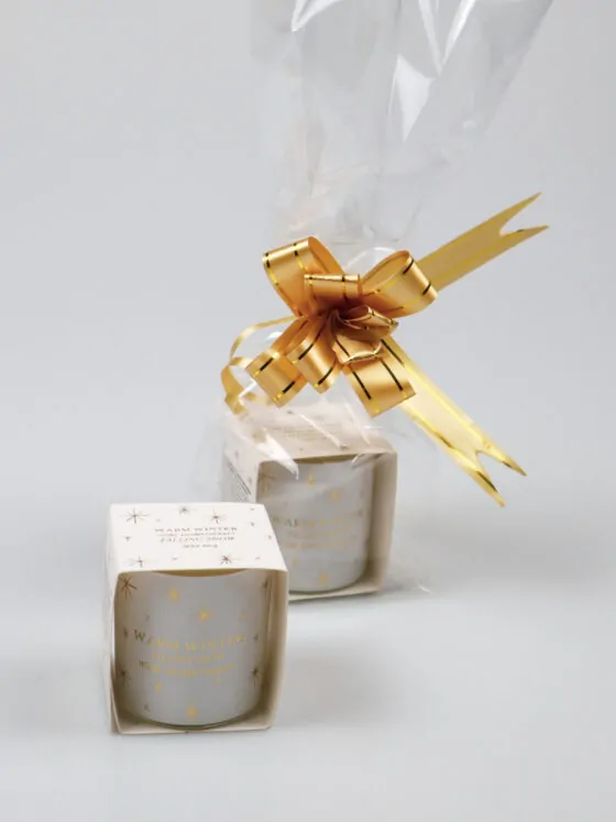 Geurkaarsje Warm Winter geur – Kerstcadeautje