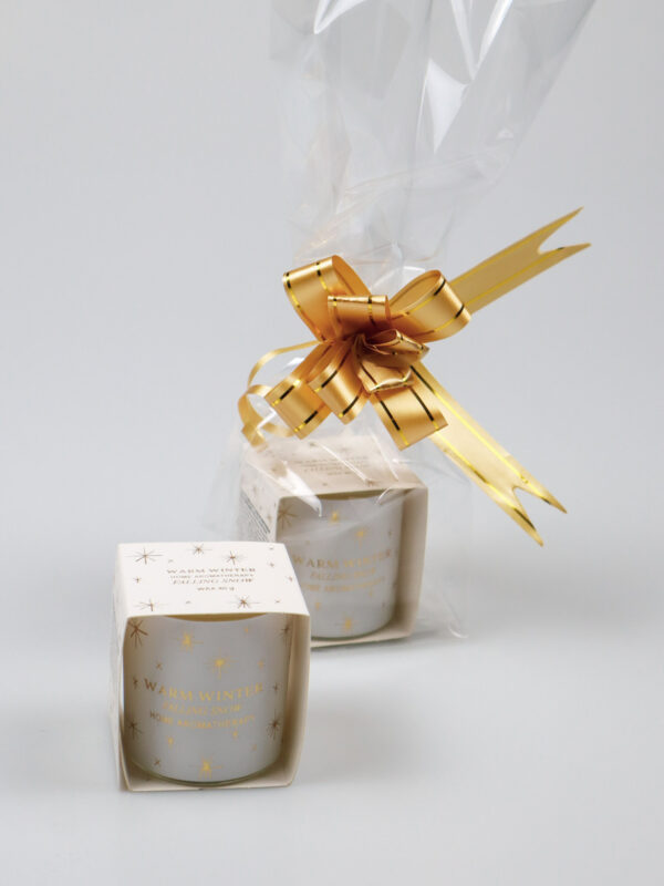 Geurkaarsje Warm Winter geur – Kerstcadeautje