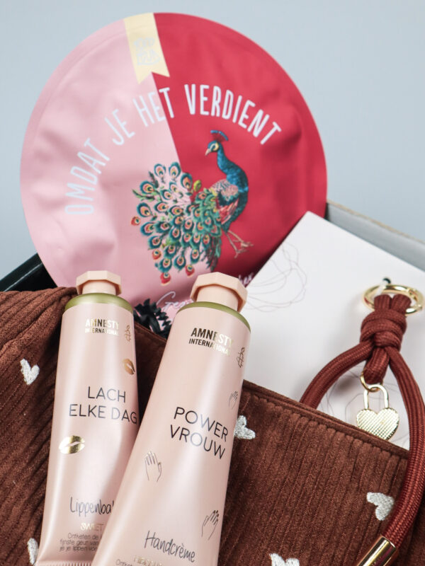 kerst, etui, handcreme, masker, bag-5 Luxe kerst cadeaupakket met etui