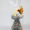 Chocolade kerstboom in luxe cadeauzak – Melkchocolade met knapperige topping