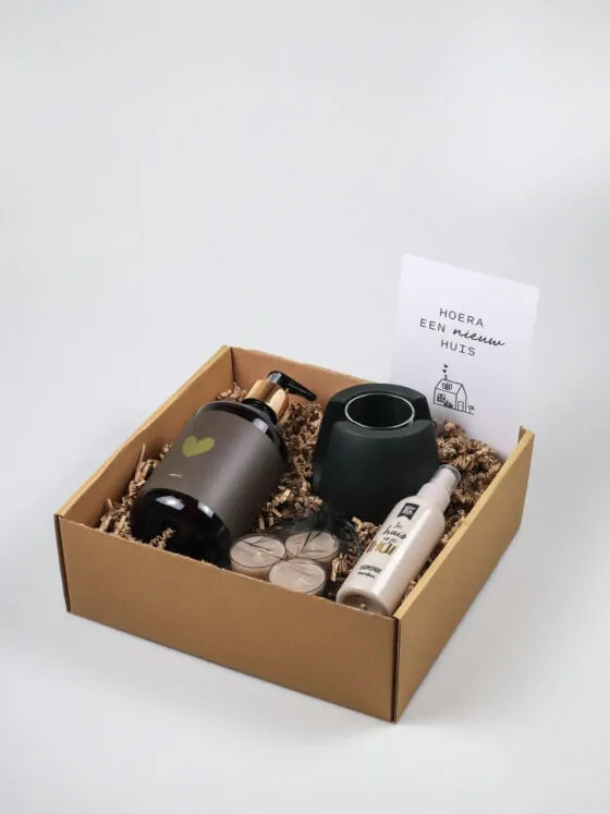 Cadeaupakket Nieuw Huis – Warm welkom met stijlvol wooncadeau