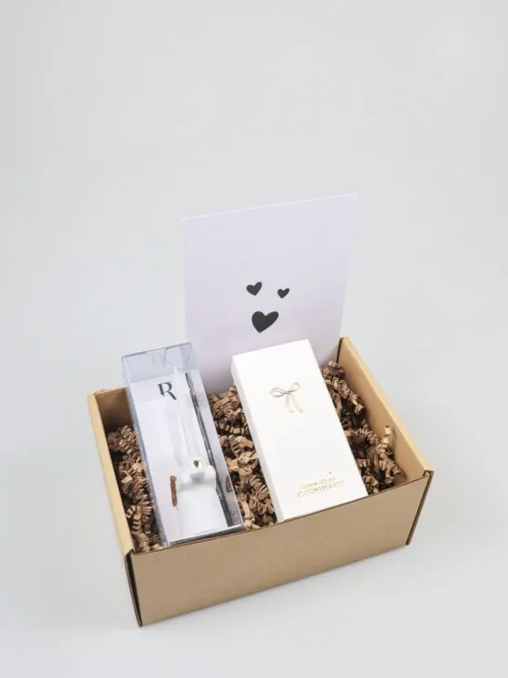 Cadeaupakket sterkte – met Räder beschermengel kandelaar en kaarsjes