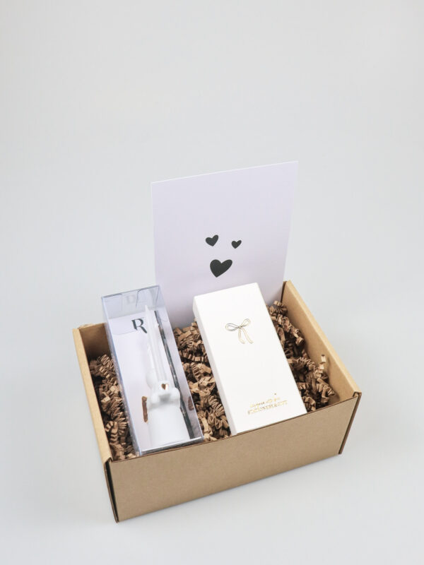 Cadeaupakket sterkte – met Räder beschermengel kandelaar en kaarsjes