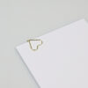 Paperclips gouden hartvorm – Set van 3 stuks