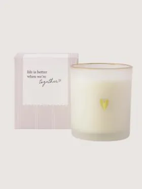 Zusss geurkaars glas in doosje - Life is better when we’re together